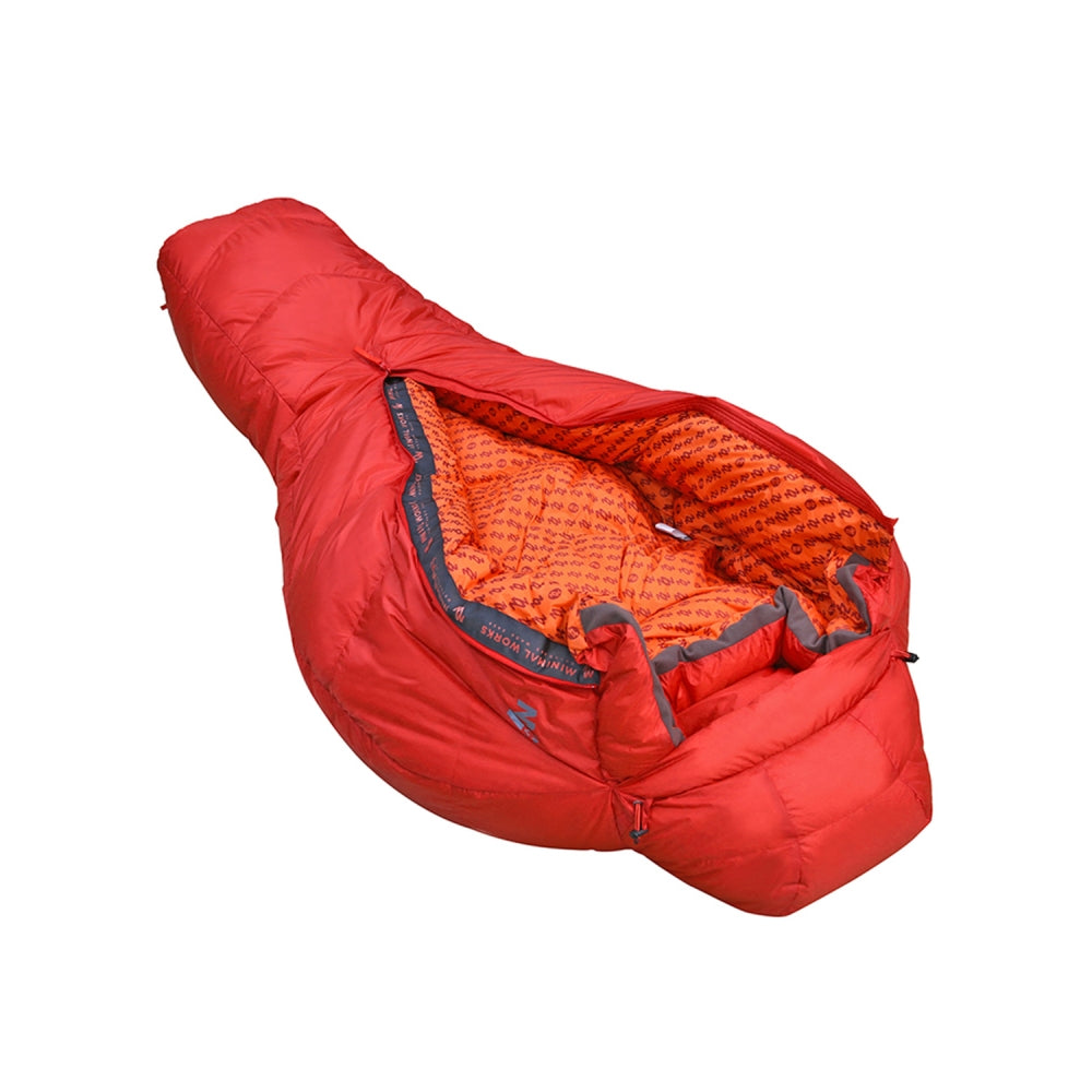 ★MINIMALWORKS★SNOW LEOPARD LIGHT SLEEPING BAG SNOW LEOPARD LIGHT sleeping bag-Redスノーレオパート ライト
