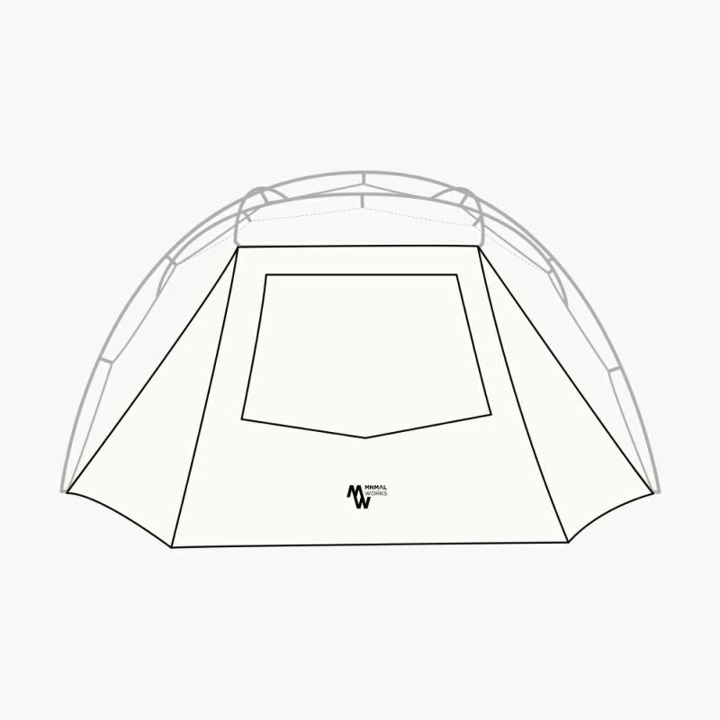 GLAMOUR SHELTER D PLUS DOOR/IVORYグラマーシェルターDプラス ドア