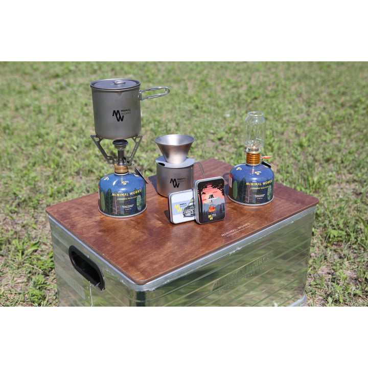 MINIMAL WORKS アルミニウムコンテナU50 2個セット CONTAINER WOOD