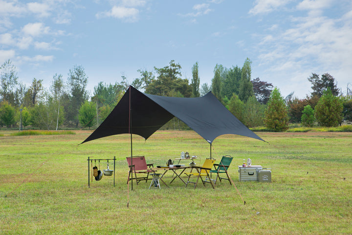 MANGO SHADE HEXA TARP/BLACKマンゴーシェード ヘキサタープ – MINIMAL