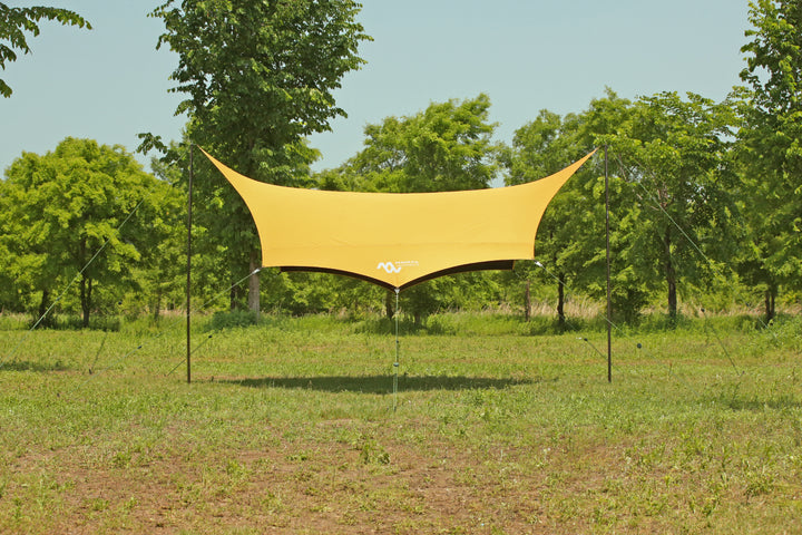 【新品未使用】MINIMAL WORKS BLUEHOLE HEXA TARP BLUEHOLE OCTA TARP/MUSTARDブルーホール オクタタープ